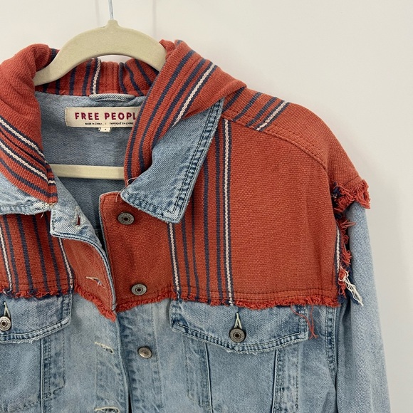 Free People Baja denim hooded jacket - Picture 5 of 14